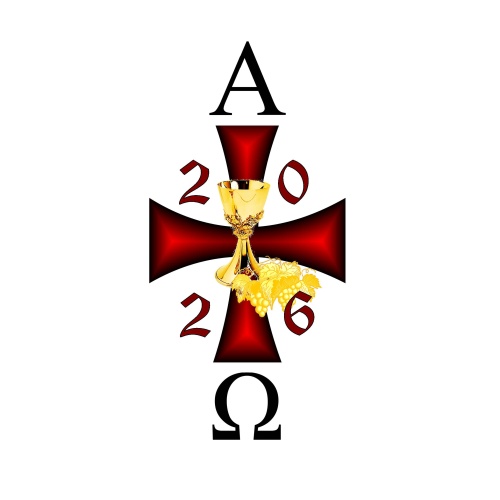 Chalice, Vines/Grapes Paschal Easter Candle - 100 x 800mm